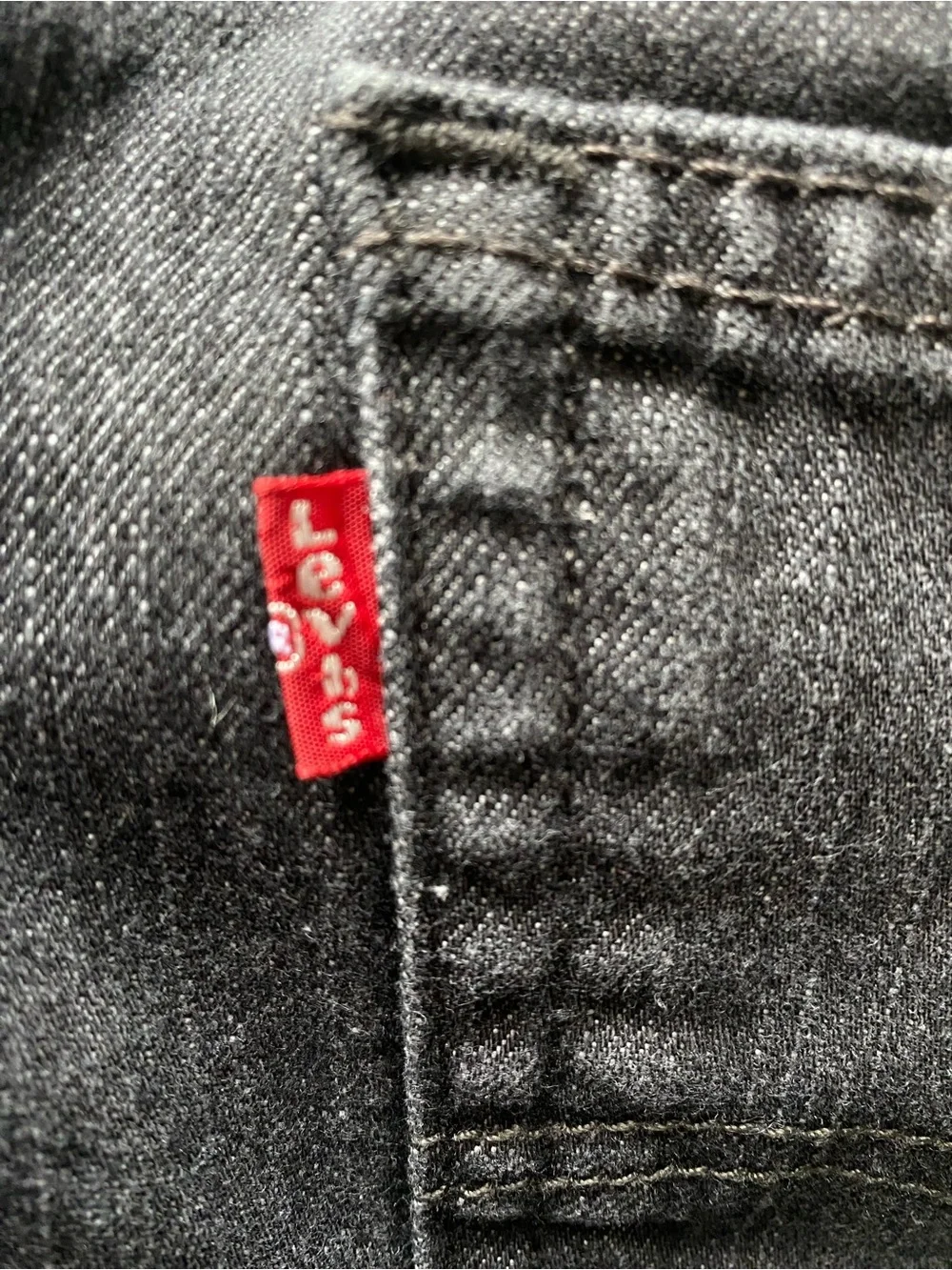 Levi’s 569 Loose Straight Denim Shorts Black Fade Skater Jorts Men’s 36